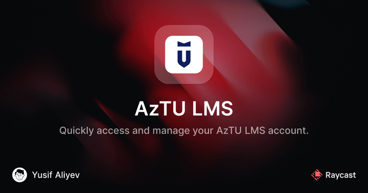 AzTU LMS Raycast extension logo